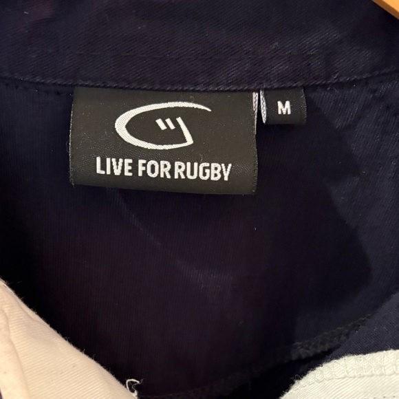 Scotland mens Rugby Shirt - Navy - Picture 3 of 6